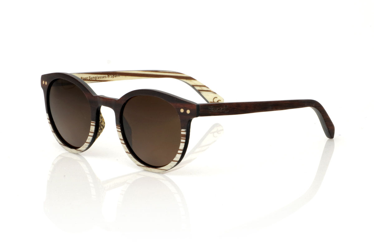 Wood eyewear of Ebony modelo ATHENEA Wholesale & Retail | Root Sunglasses® 